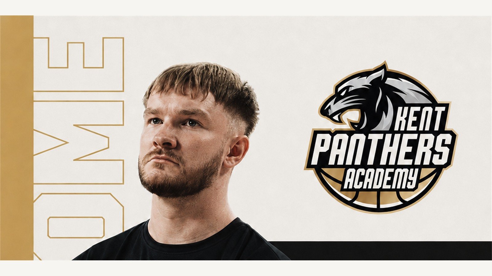 Coach Stuart Hunt and the Kent Panthers Academy logo
