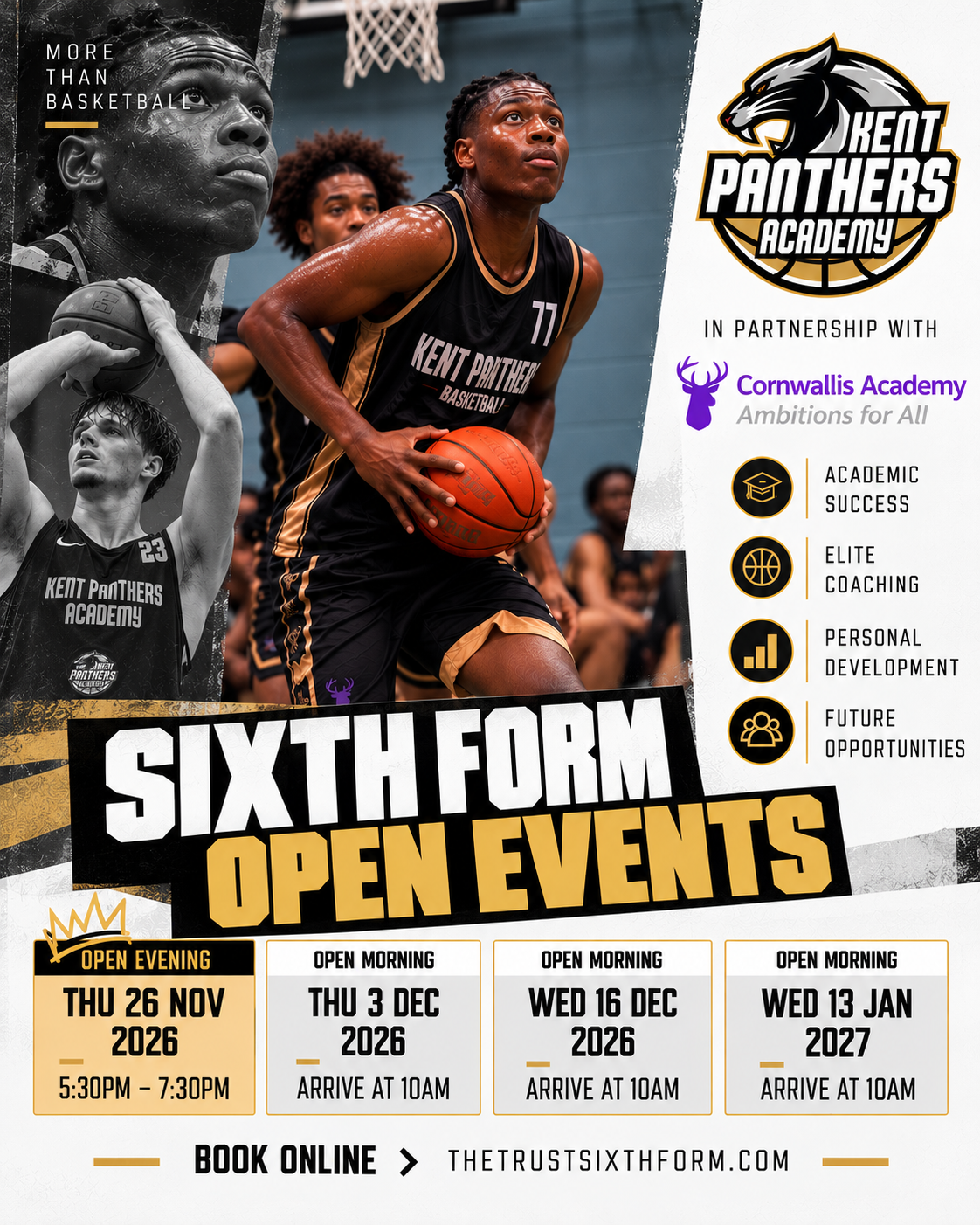 Kent Panthers Academy Sixth Form Open Events – Book Your Place