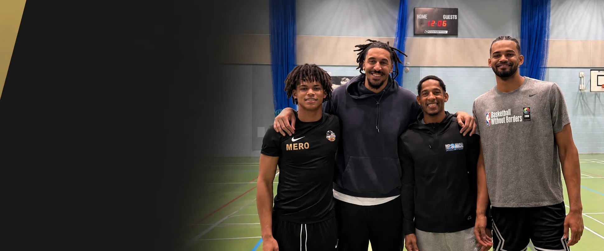 NBA Prospect Visits Kent Panthers/Cornwallis Academy